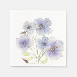 Servilleta De Papel Lavender Fiesta de flores silvestres