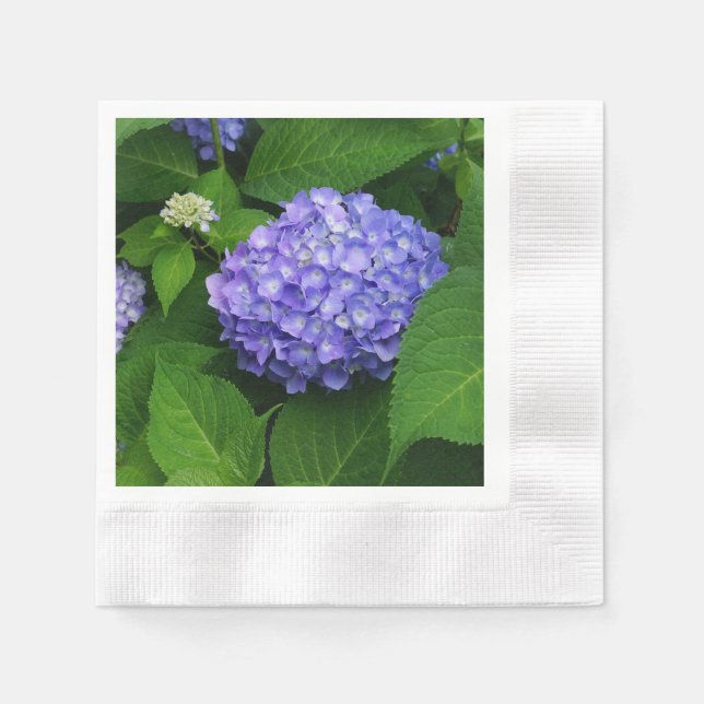 Servilleta De Papel Lavender Hydrangea (Anverso)