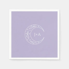 Servilleta De Papel Lavender Moon Whimsical Boda