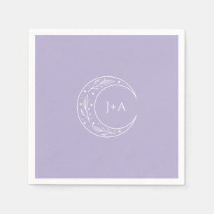 Servilleta De Papel Lavender Moon Whimsical Boda