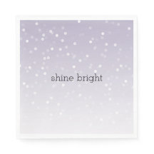 Lavender Purple White Boketi Confetti