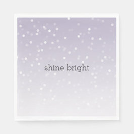 Servilleta De Papel Lavender Purple White Boketi Confetti