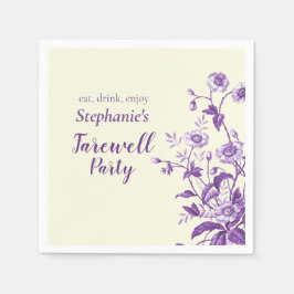 Servilleta De Papel Lavender Wildflower, Fiesta de despedida de las mu