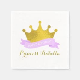 Servilleta De Papel Lavender y la fiesta de cumpleaños de la Princesa