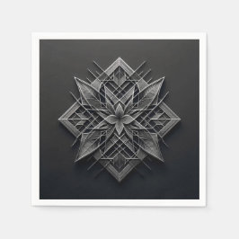 Servilleta De Papel Layered Filigree Bloom