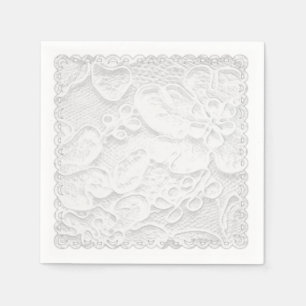 Servilleta De Papel Lazo blanco