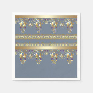Servilleta De Papel Lazo dorado