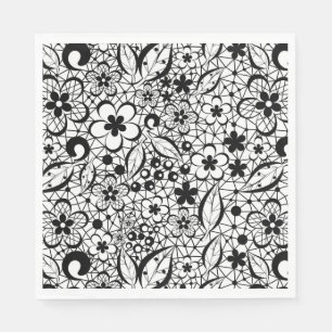Servilleta De Papel Lazo negro