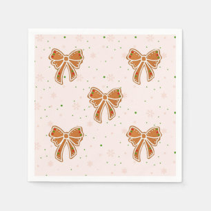 Servilleta De Papel Lazos de Galletas de Navidad