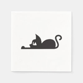 Servilleta De Papel Lazy Cat