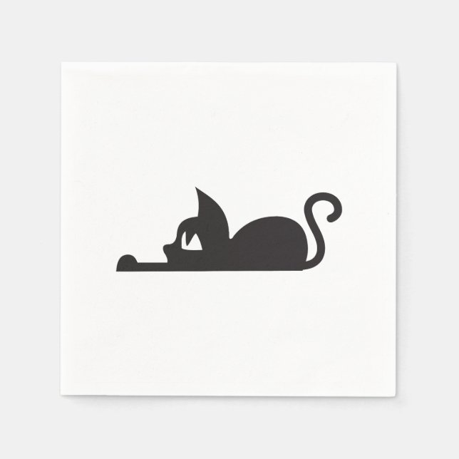 Servilleta De Papel Lazy Cat (Anverso)