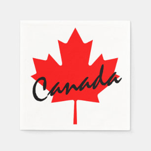 Servilleta De Papel Leaf de arce rojo de Canadá