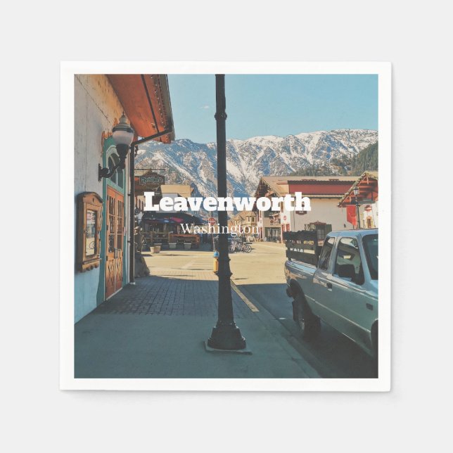 Servilleta De Papel Leavenworth - Washington  (Anverso)