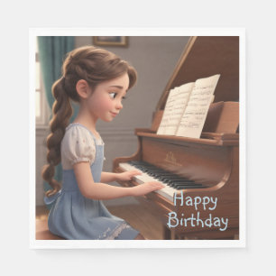 Servilleta De Papel Lección de piano