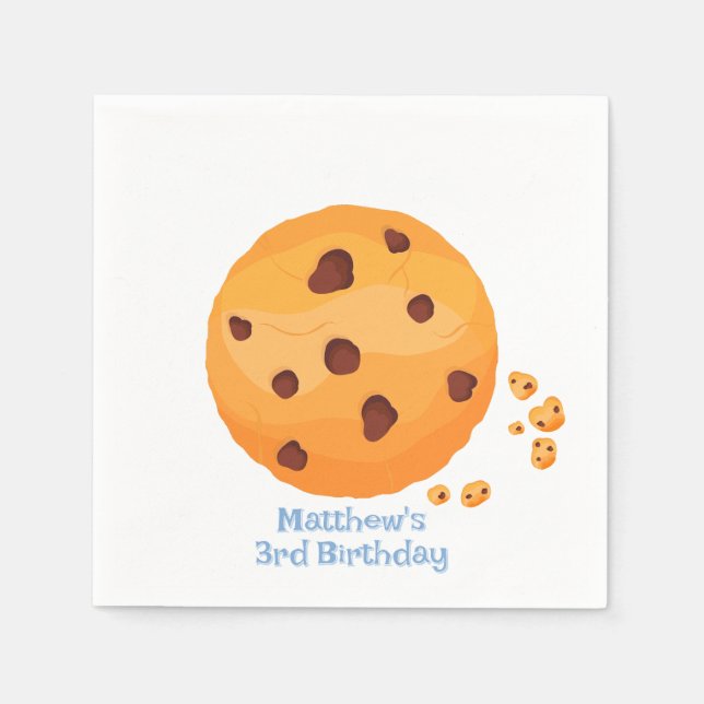 Servilleta De Papel Leche y cookies (Anverso)