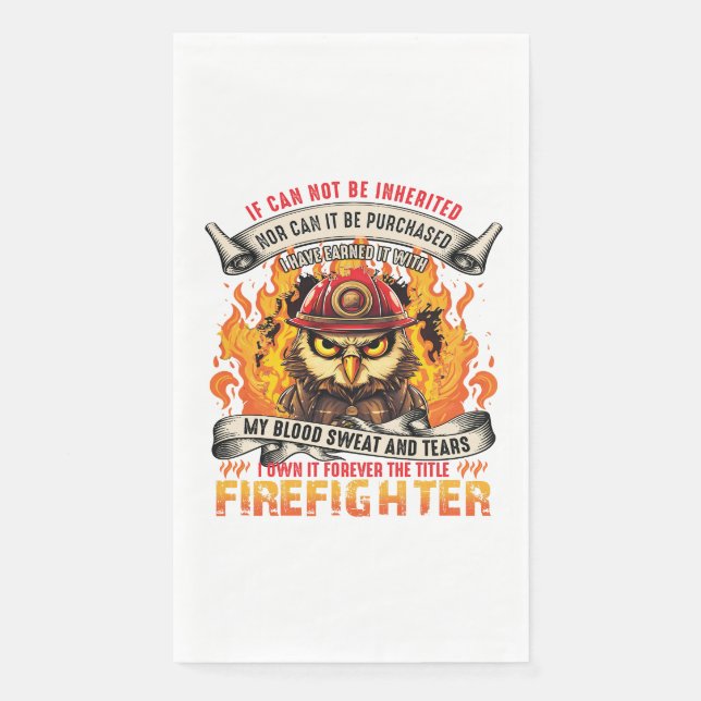 Servilleta De Papel Lechuza bombera (Anverso)