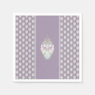 Servilleta De Papel Lechuza Oracle Púrpura Pastel