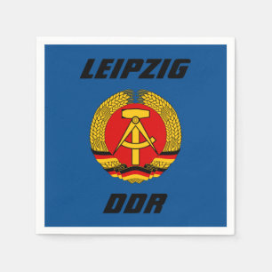 Servilleta De Papel Leipzig, DDR - Alemania Oriental