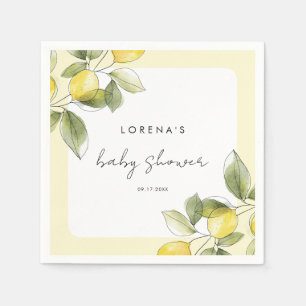 Servilleta De Papel Lemon Baby Shower