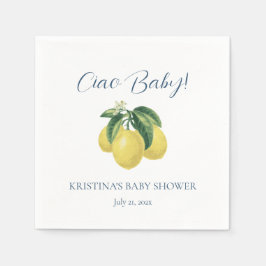 Servilleta De Papel LEMON Baby Shower Paper Napkin