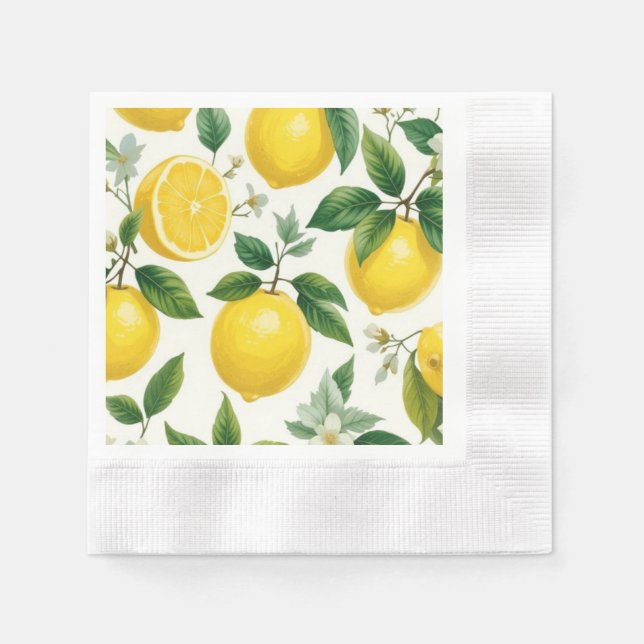 Servilleta De Papel Lemon Bliss (Anverso)