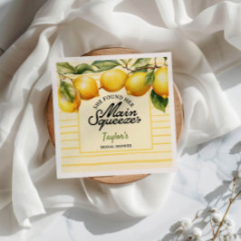 Servilleta De Papel Lemon Bridal Shower