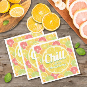 Servilleta De Papel Lemon Citrices Summer