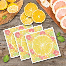 Servilleta De Papel Lemon Citrus Slices