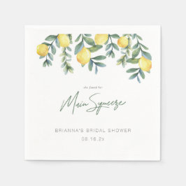 Servilleta De Papel Lemon, encontró su principal ducha de novia en el