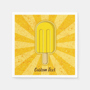 Servilleta De Papel Lemon Ice Cream Stick