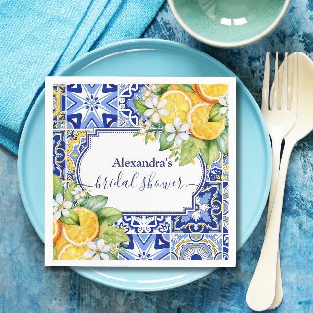 Servilleta De Papel Lemon Main Squeeze Desayuno de novia (Subido por el creador)