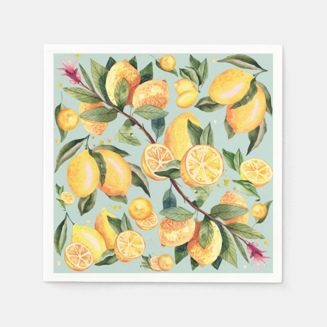 Servilleta De Papel Lemon Napkins (Anverso)