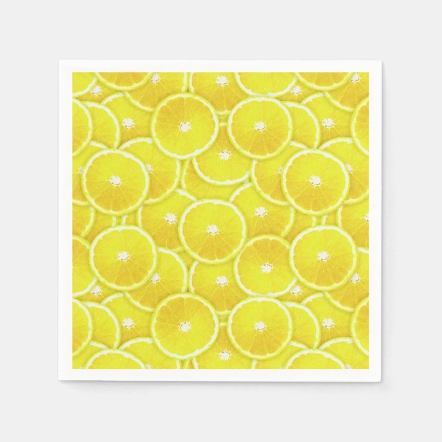 Servilleta De Papel Lemon Slices (Anverso)