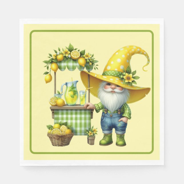 Servilleta De Papel Lemonade Stand Napkins (Anverso)