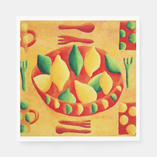 Servilleta De Papel Lemones y limas