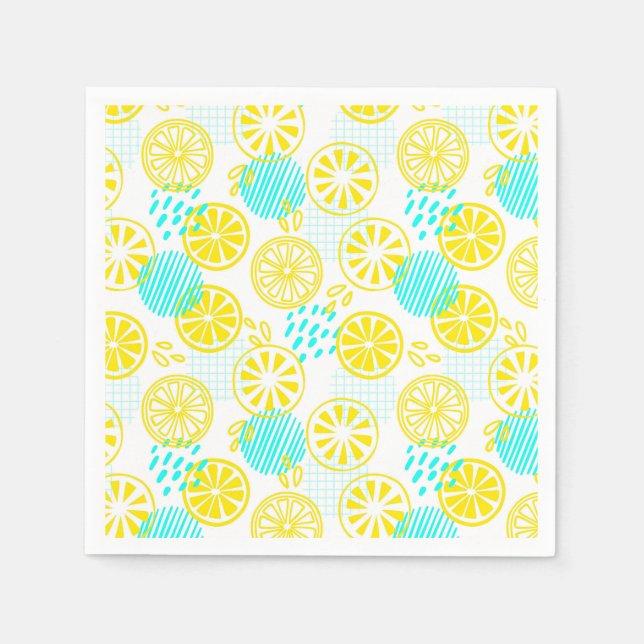 Servilleta De Papel Lemons Napkins (Anverso)