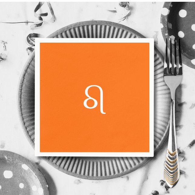 Servilleta De Papel Leo zodiac - naranja de neón (Subido por el creador)