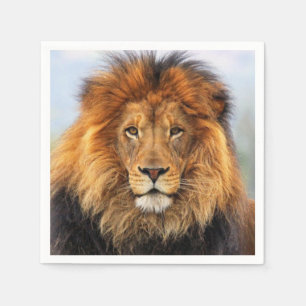Servilleta De Papel León africano 1