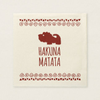 Servilleta De Papel León de Hakuna Matata