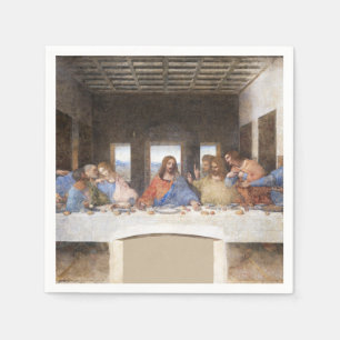Servilleta De Papel Leonardo da Vinci La Última Cena Arte Fino