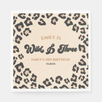 Leopard Cheetah Wild & Three Birthday Fiesta
