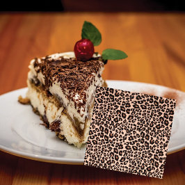 Servilleta De Papel Leopard Print Fiesta Papel Cena Napkins Tableware