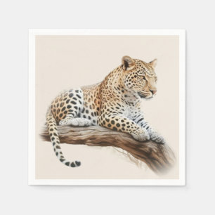 Servilleta De Papel Leopardo