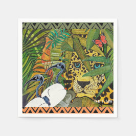 Servilleta De Papel Leopardo sagrado