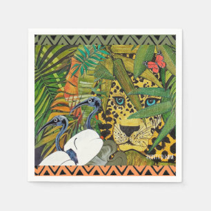 Servilleta De Papel Leopardo sagrado