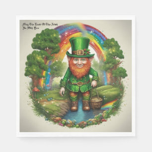 Servilleta De Papel Leprechaun Greeting