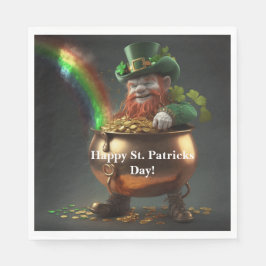 Servilleta De Papel Leprechaun Pot Of Gold 