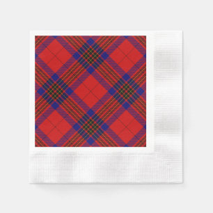 Servilleta De Papel Leslie tartan azul púrpura