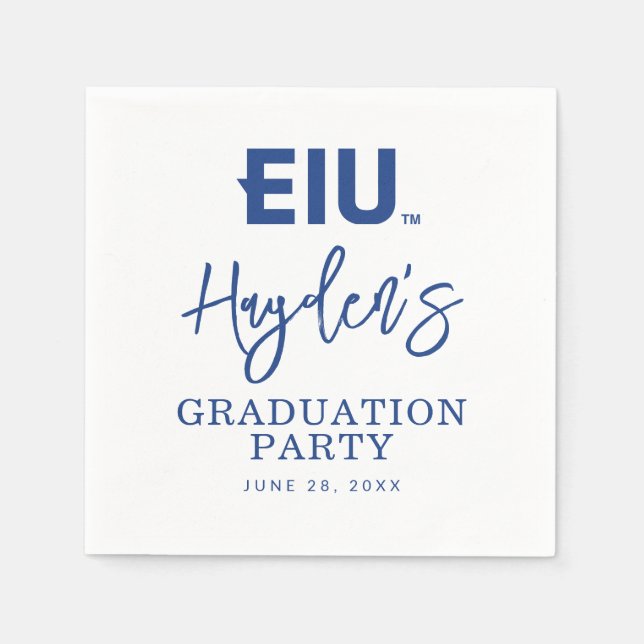 Servilleta De Papel Letra de bloque EIU (Anverso)