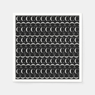 Servilleta De Papel Letra monográfica inicial C